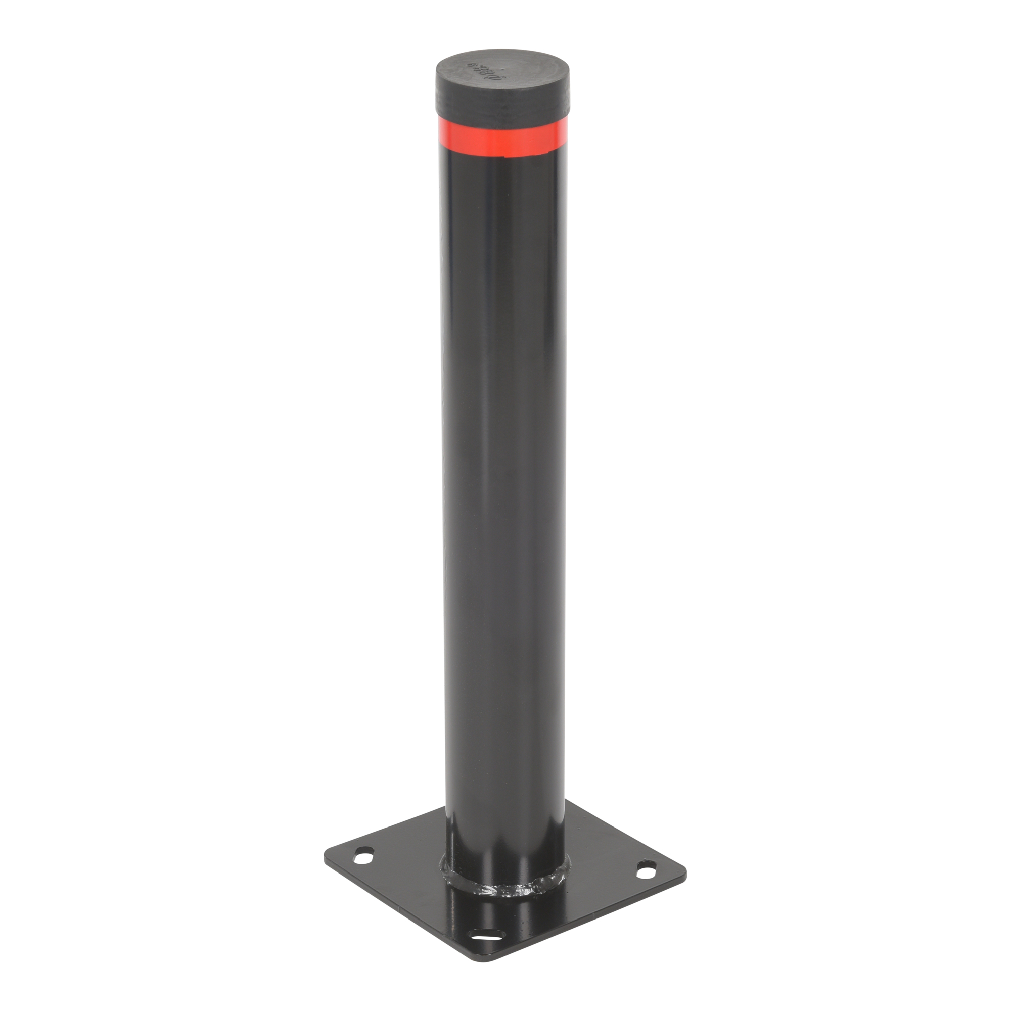 Vestil Steel 24 In. x 3.5 In. Pipe Safety Bollard Garage Black